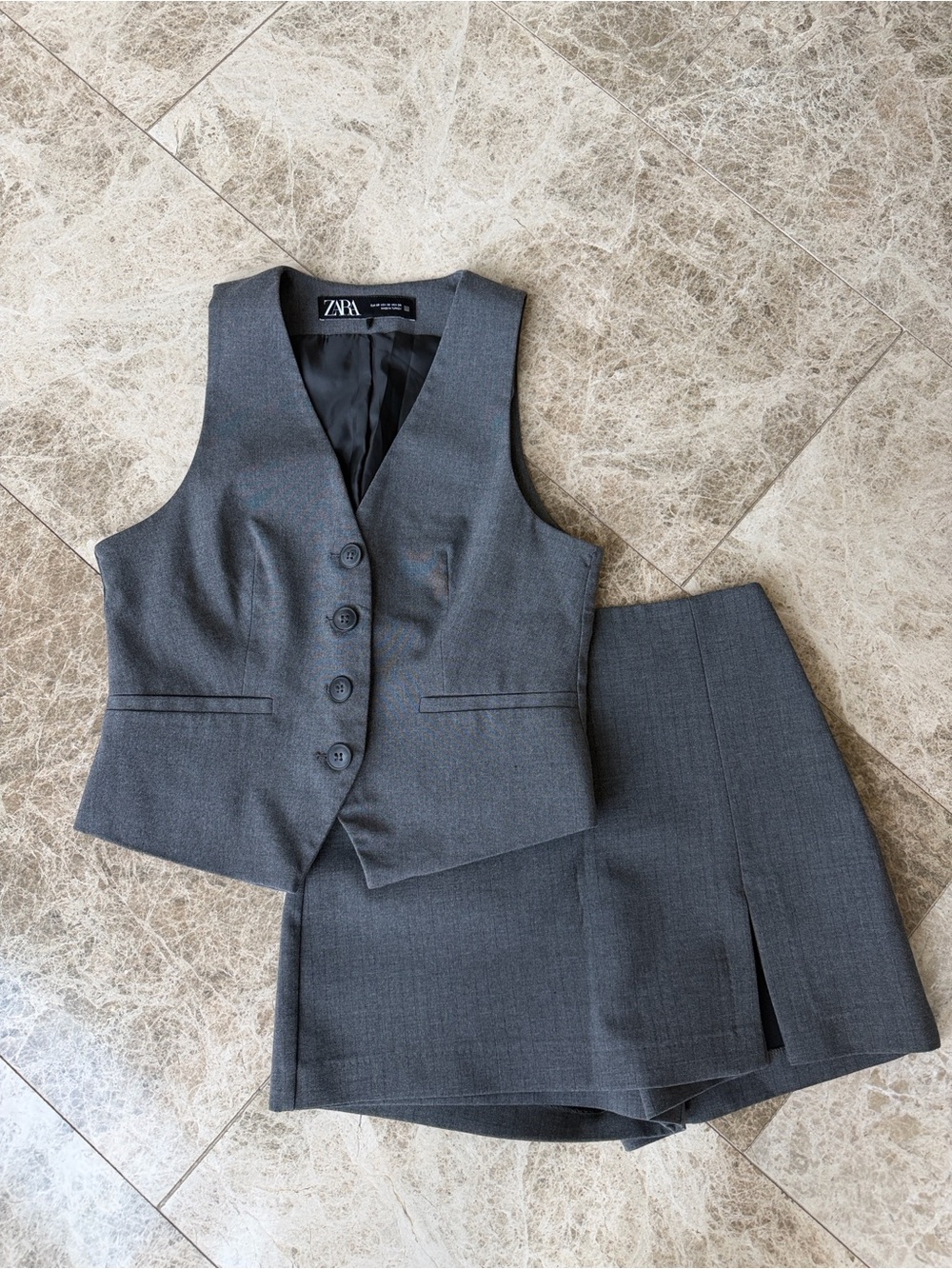 Zara Vest + Skort Set